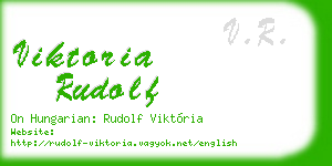 viktoria rudolf business card